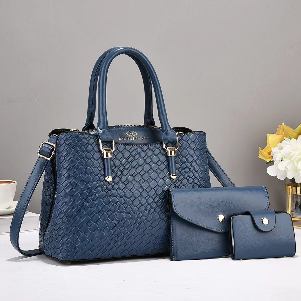 One Shoulder Combination Leather Bags