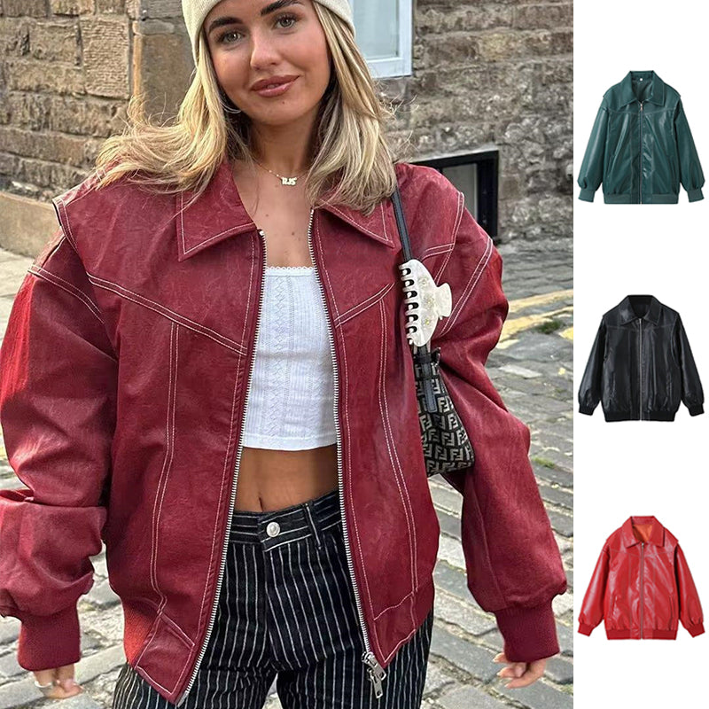 Loose Zip-up Jacket