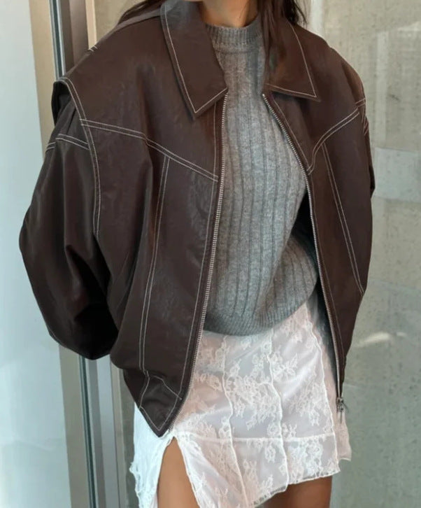 Loose Zip-up Jacket