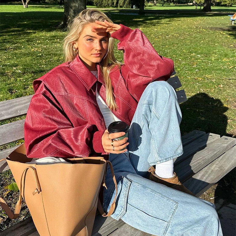 Loose Zip-up Jacket